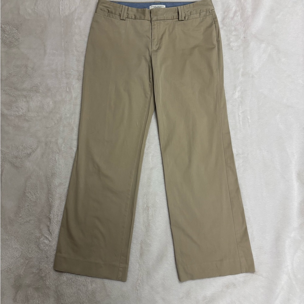 Banana Republic Logan Fit Tan Pants 8 Petite